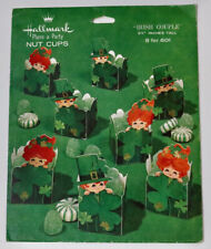 Hallmark IRISH COUPLE vintage nut cups  St. Patrick's Day picture