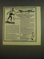 1985 NordicTrack Cardiovascular Exerciser Ad - Better than jogging, swimming picture