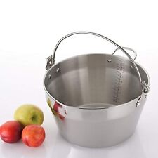 Jam Making Maslin Pan Stainless Steel Preserve Pot & Handle Bucket,Camping Pa... picture