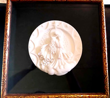 Vintage Faro Plate in a beautiful shadow box frame Made In Italy 14