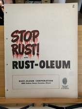 Rustoleum Paint Catalog MERQREE Mercury Environmental Contaminant Poisoning 1956 picture