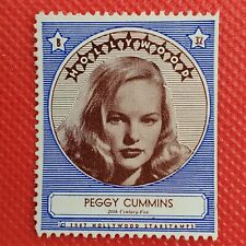 Peggy Cummins 1947 Hollywood Screen Movie Stars Stamp Trading Card picture