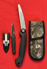 GERBER TANTO BACK-UP & GERBER SAW WITH ORIGINAL SHEATHS picture