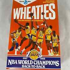 Vintage  WHEATIES 1987-1988 NBA LAKERS World Champions Back To Back picture
