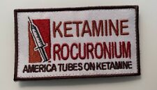 Ketamine And Rocuronium Patch EMS RSI Paramedic Anesthesia hook/ loop 3.5” X 2” picture