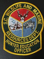S. C. WILDLIFE & MARINE RESOURCES DEPT HUNTER EDUCATION OFFICER PATCH SPC6 picture