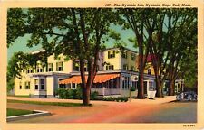 The Hyannis Inn Cape Cod Massachusetts MA Vintage Postcard Linen Un-Posted picture