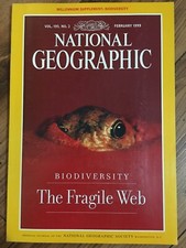 NATIONAL GEOGRAPHIC MAGAZINE FEBRUARY 1999 BIODIVERSITY THE FRAGLE No Map picture