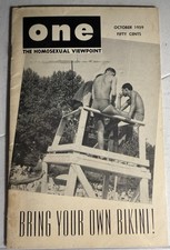ONE VIEWPOINT -OCTOBER 1959 - VTG CULTURE PHOTOGRAPHY ART MAGAZINE GAY INTEREST picture