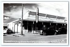c1950's Drug Store Former Oriental Saloon View Tombstone AZ RPPC Photo Postcard picture