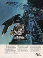Allied-Signal Aerospace NASA Space Station Brayton Cycle Magazine Ad 1980s picture