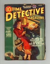 Dime Detective Magazine Pulp Mar 1942 Vol. 38 #4 VG picture