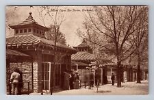 Cincinnati OH-Ohio, Zoo Garden Bird Cages, Antique Vintage Souvenir Postcard picture