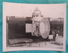 Soviet USSR photo space theme "Venera-4" probe model picture