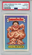1988 Topps OS15 Garbage Pail Kids Series 15 EXTRA DEXTER 592a Card PSA 10 GEM MT picture