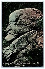 Los Angeles California CA Postcard Old Man Rock Mt. Wilson c1910 Vintage Antique picture