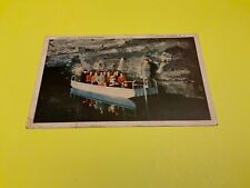 Howe Caverns, N.Y. ~ Underground Boating Near Dock - Vintage Postcard picture