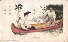 Canoemates / ROMANCE - Canoe - 1908 picture