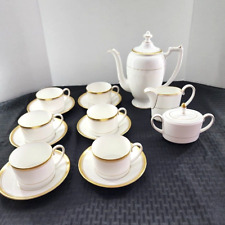 Vintage Coalport Bone China Coffee Tea Set with Cups and Saucers 17 Pieces picture