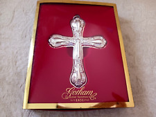 Lovely Vintage Gorham 1831 Silverplated Chantilly Cross Christmas Ornament picture