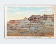 Postcard Colorful Setting Of The Blue Forest, Petrified Forest, Arizona picture