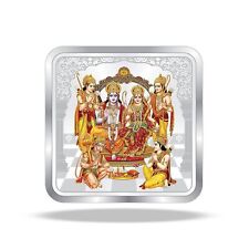  BIS Hallmarked Silver Coin Ram Darbar Colorful Design 999 Pure with Gift Box av picture