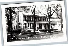RPPC President McKinley's Former Home, Vintage Postcard picture
