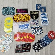 Dutch Bros Stickers Lot Of 40 Unused Some Multiples Rebel Energy Drink One Dane picture