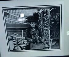Victorian Woman with Champion Frenchie Bulldog Maurice III picture