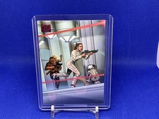 Topps 2026 Chrome Star Wars Galaxy Cloud City Escape Magenta Lava /250 picture