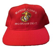 Vintage Marine Corps Programs Dept Hat SnapBack picture