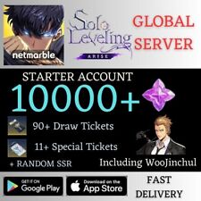 Solo Leveling:  Arise [Global] 10000 ES /90/11 Ticket STARTER Reroll Acc picture