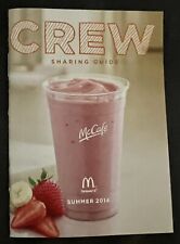 Summer 2014 McDonalds Crew Sharing Guide - Written In English & Spanish - RARE picture
