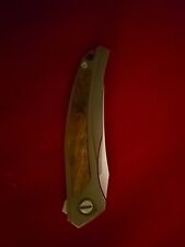 Used Green Thorn Knife Quantom Tc4 picture