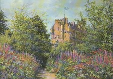 Crathes Castle, near Banchory Scotland, UK -- Modern United Kingdom Art Postcard picture