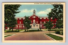 Oxford OH-Ohio, Withrow Court, Miami University, Vintage Postcard picture