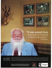 2002 C-12 Final Resistance Video Game Was Around 3 a.m. Vintage Print Ad/Poster picture