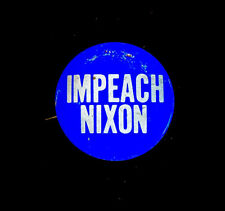 Impeach Nixon Vintage Campaign Pin picture