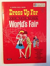 1964-65 New York World's Fair Paper Doll Book (very unique)- clothing, outfits picture