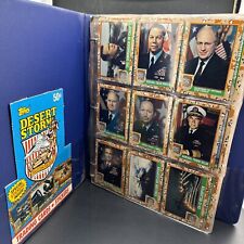 1991 Topps Desert Storm Cards (Lot Of 110) picture