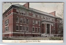 Reading, MA-Massachusetts, High School Building Antique, Vintage Postcard picture