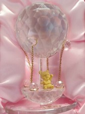 Disney Baby WINNIE THE POOH Glass Balloon Pink Box Gift picture