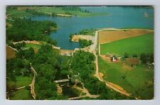 Highland County OH-Ohio, Aerial Rocky Fork Lake, McCoppens Mill Vintage Postcard picture
