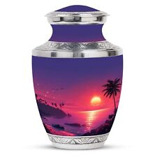 Magenta Glow of a Serene Paradise Cremation Adult Urns Large 10