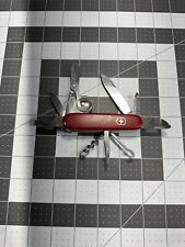 Victorinox Explorer Swiss Army 91MM Pocket Knife Red  7129 picture