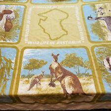 Vintage Wildlife of Australia Tablecloth 49