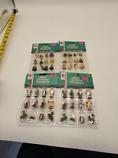 Vintage Mini Christmas Ornaments Christmas House 4 Packages Of Set Of 12 New  picture