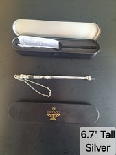 BRTAGG Yad Torah Pointer, Bible Pointer, Bible Reading Tool (6.7" Tall, Silver) picture