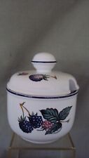 'WILDBERRIES' VILLEROY & BOCH JAM, CONDIMENT OR HONEY POT JAR DISCONTINUED picture