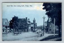 Orange MA-Massachusetts, Main Street South Livery Stable c1910 Vintage Postcard picture